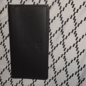 🖤 NWOT Black Coach Checkbook Holder 🖤
